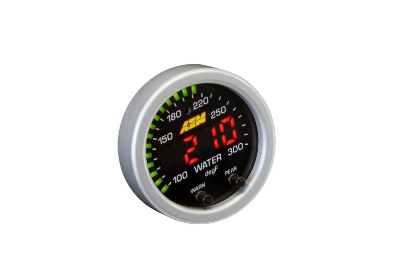 AEM X - Series Temperature 100 - 300F Gauge Kit (ONLY Black Bezel and Water Temp. Faceplate) - My Store