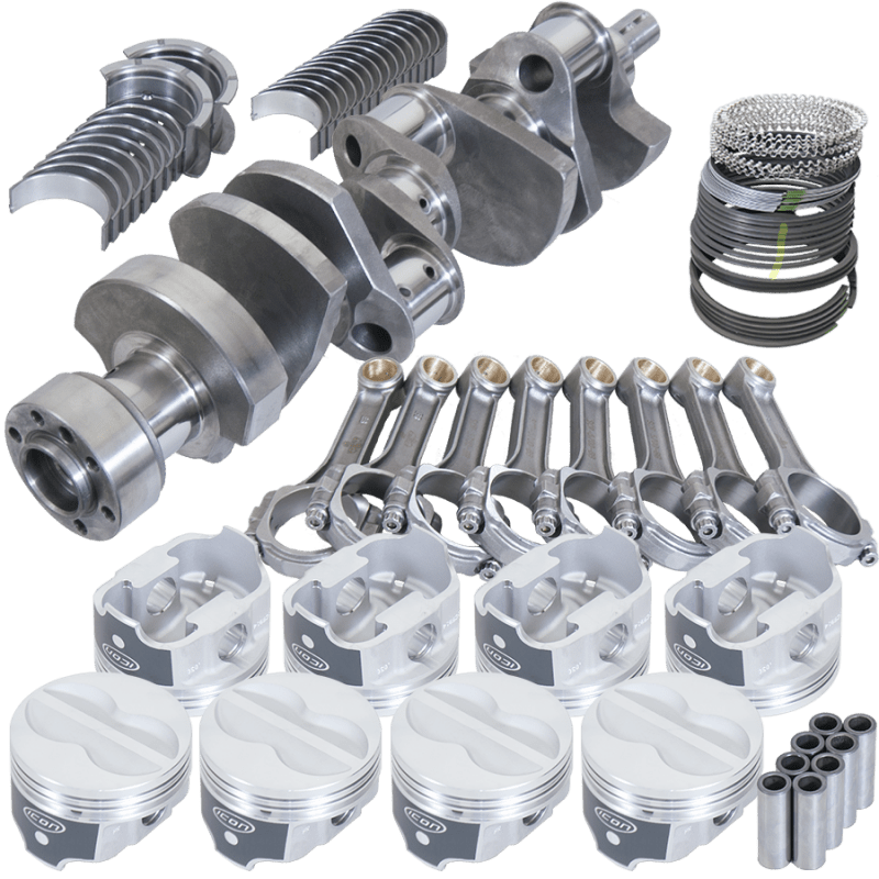 Eagle Chevy 350 1Pc 3.750in Crank 5.700in I - Beam Rods - 10cc 4.030in Pistons Rotating Assembly - My Store