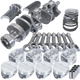 Eagle Chevy 350 1Pc 3.750in Crank 5.700in I - Beam Rods - 10cc 4.030in Pistons Rotating Assembly - My Store