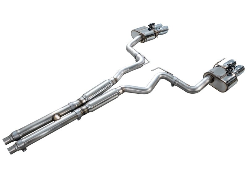AWE Tuning 18 - 23 S550 Mustang GT SwitchPath Exhaust - Chrome Silver Tips - My Store