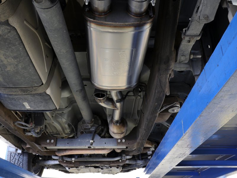 aFe Gemini XV Cat - Back Exhaust System GM Trucks 09 - 18 V6 - 4.3/V8 - 4.8/5.3L - Cut - Out Polished - My Store