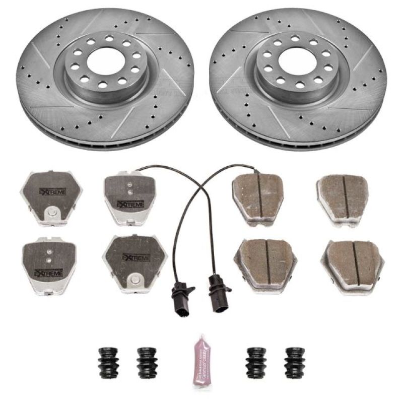 Power Stop 00 - 04 Audi A6 Quattro Front Z26 Street Warrior Brake Kit - My Store
