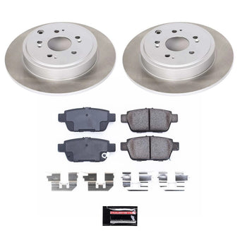 compare product Power Stop 06-14 Honda Ridgeline Rear Semi-Coated Rotor Kit