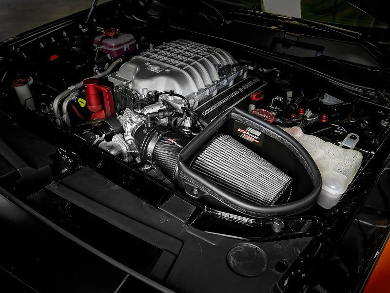 aFe Magnum Force Stage - 2 Track Series Carbon Fiber AIS w/Pro Dry S Media - 18 Dodge Challenger V8 - 6.2L - My Store