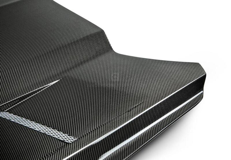 Anderson Composites 15 - 17 Ford Mustang (Excl. GT350/GT350R) Heat Extractor Double Sided Hood - My Store
