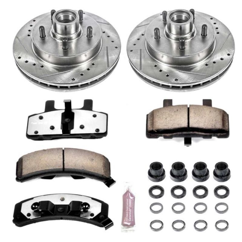 Power Stop 95 - 99 Chevrolet C1500 Front Z36 Truck & Tow Brake Kit - My Store