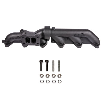 compare product ATS Diesel 03-07 5.9L Cummins 2Pc Wide Flange T3 Pulse Flow Exhaust Manifold w/ Flange Hardware