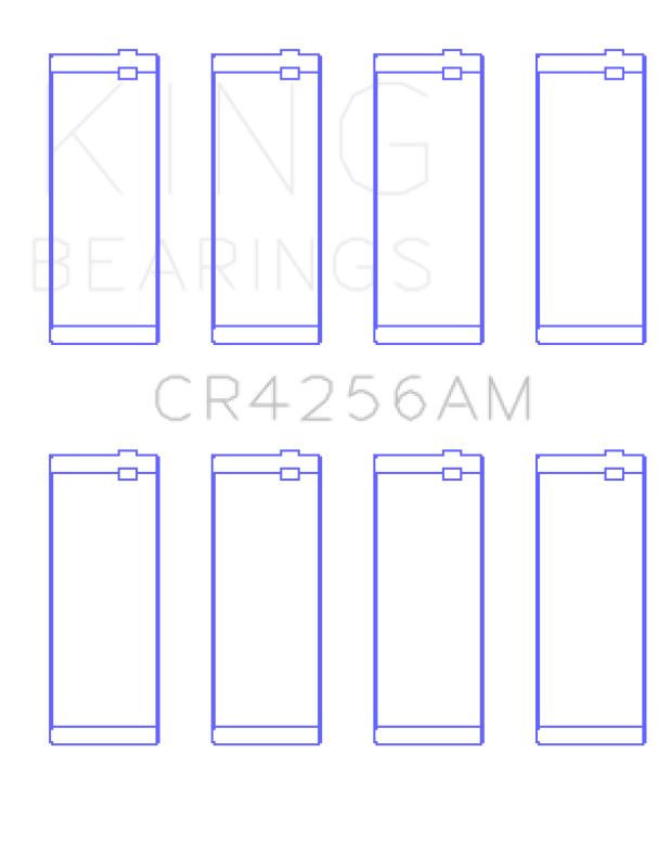 King Engine Bearings Dodge/Chrysler 148Ci Edz Srt 4 Turbo 2003 - 2009 (Size +1.0mm) Conrod Bearing Set - My Store