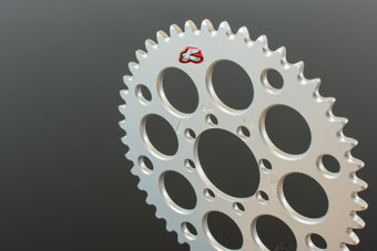 compare product Renthal Barnes Style Rear Sprocket Grooved Silver - 520-48P Teeth