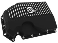 aFe 05 - 19 VW 1.8L/2.0L w/o Oil Sensor Engine Oil Pan Black POWER Street Series w/ Machined Fins - My Store