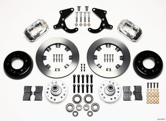 compare product Wilwood Forged Dynalite Front Kit 12.19in Polished 55-57 Chevy