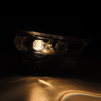 AlphaRex 14 - 22 Toyota 4Runner PRO - Series Projector Headlights Black w/Seq. Sig. + DRL - My Store
