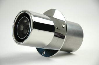 compare product Gibson Marine Power Tip Muffler (Pair) Transom Mount - 4in Inlet/4in Length - Stainless
