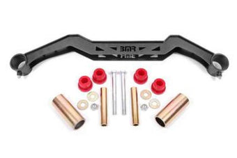 compare product BMR 79-93 Ford Mustang Transmission Crossmember TH350/PG/700R4/C4/C6/AOD/4L60 - Black Hammertone