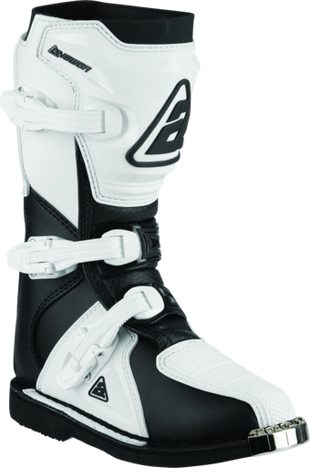 compare product Answer AR1 Boots Black/White Youth Size - 6