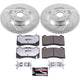 Power Stop 16 - 18 Ford Focus Front Z26 Street Warrior Brake Kit - My Store