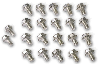 compare product Moroso Chevrolet Small Block/Oldsmobile (w/Multi-Piece Gaskets) Oil Pan Bolts - Set of 18