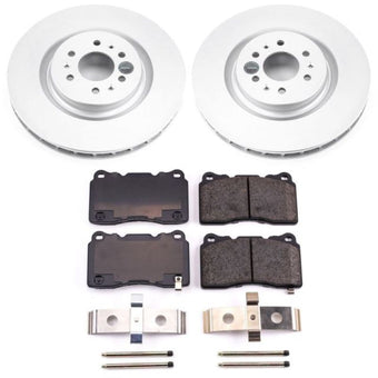 compare product Power Stop 04-07 Cadillac CTS Front Z17 Evolution Geomet Coated Brake Kit