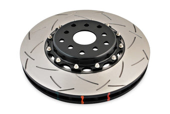 compare product DBA 04-07 STi/2017 BRZ w/Perf. Pkg. 10 Hole Front Slotted 5000 Series 2/PC Rotor Assembled w/Blk Hat