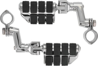 compare product Kuryakyn Dually ISO Offset Highway Pegs With 1-1/4inch Clamp Chrome (Pair)