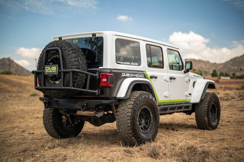 DV8 18 - 25 Jeep Wrangler JL Body Mounted Tire Carrier - My Store