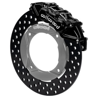 compare product Wilwood 2019 Polaris Turbo UTV6 Front Kit 11.25in Drilled - Black