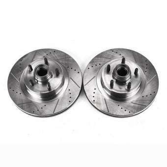 compare product Power Stop 01-03 Ford Explorer Sport Front Evolution Drilled & Slotted Rotors - Pair