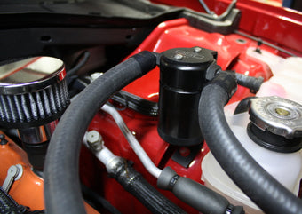 compare product J&L 15-17 Dodge Hellcat 6.2L Hemi Driver Side Oil Separator 3.0 - Black Anodized