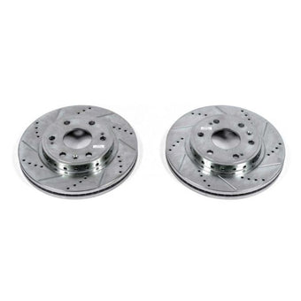 compare product Power Stop 08-19 Chevrolet Tahoe Front Evolution Drilled & Slotted Rotors - Pair