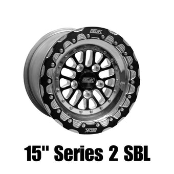 compare product Belak 15x8 / 5in BS / 4x100 BP / High Pad / Series 2 Wheel - Single Beadlock