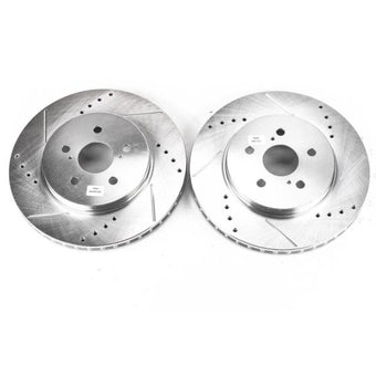 compare product Power Stop 04-06 Lexus RX330 Front Evolution Drilled & Slotted Rotors - Pair