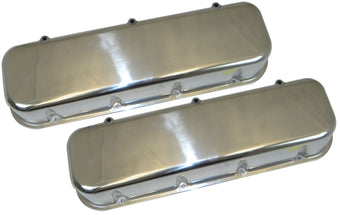 compare product Moroso Chevrolet Big Block Valve Cover - Tall - No Logo - Polished Aluminum - Pair