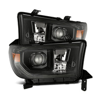 AlphaRex 07 - 13 Toyota Tundra / 08 - 17 Sequoia LUXX LED Proj HL Alpha - Blk w/Actv Light Seq. Sig + DRL - My Store