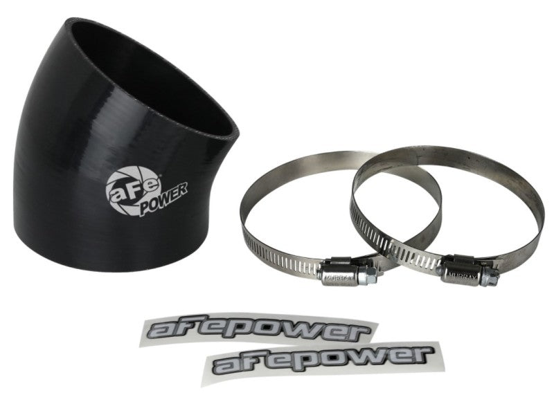 aFe MagnumFORCE Air Intake System Spare Parts Kit 3 - 1/2in ID x 30 Deg. Silicone Elbow Coupler - Black - My Store