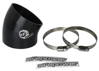 aFe MagnumFORCE Air Intake System Spare Parts Kit 3 - 1/2in ID x 30 Deg. Silicone Elbow Coupler - Black - My Store