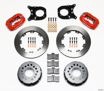 compare product Wilwood Forged Dynalite P/S Rear Kit Red Chev 12 Bolt w/Clip Eliminator