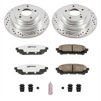 Power Stop 05 - 06 Saab 9 - 2X Rear Z26 Street Warrior Brake Kit - My Store