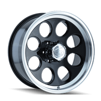ION Type 171 16x10 / 8x165.1 BP / - 38mm Offset / 130.8mm Hub Black/Machined Wheel - My Store