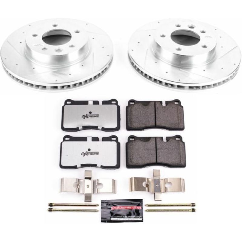 Power Stop 06 - 17 Volkswagen Touareg Front Z26 Street Warrior Brake Kit - My Store