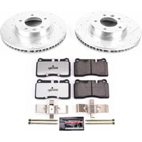 Power Stop 06 - 17 Volkswagen Touareg Front Z26 Street Warrior Brake Kit - My Store