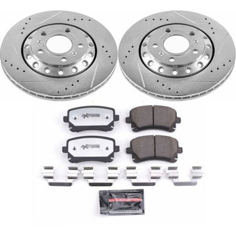 compare product Power Stop 03-10 Audi A8 Quattro Rear Z26 Street Warrior Brake Kit