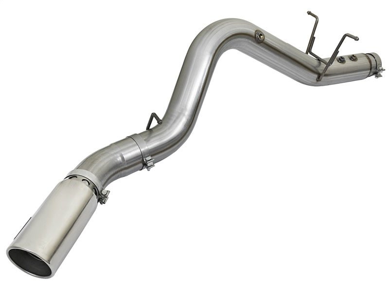 aFe LARGE BORE HD 5in 409 - SS DPF - Back Exhaust w/Polished Tip 2017 GM Duramax V8 - 6.6L (td) L5P - My Store