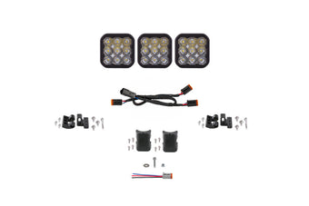 compare product Diode Dynamics SS5 Pro Universal CrossLink 3-Pod Lightbar - White Driving