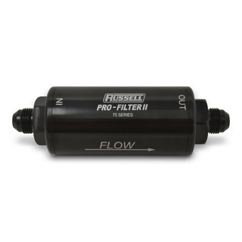 compare product Russell Performance ProFilter 2 Fuel Filter 6 1/4in Long 10 Micron 10AN Male In/Out - Black