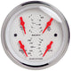 Autometer Arctic White 3 - 3/8in Quad Gauge 100 PSI/100 - 250 Deg F / 8 - 18V / 240 - 33 Ohm - My Store