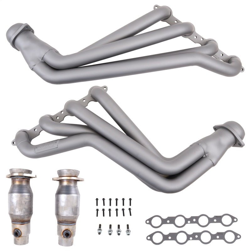 BBK 2010 - 15 Camaro Ls3/L99 1 - 7/8 Full - Length Headers W/ High Flow Cats (Titanium Ceramic) - My Store