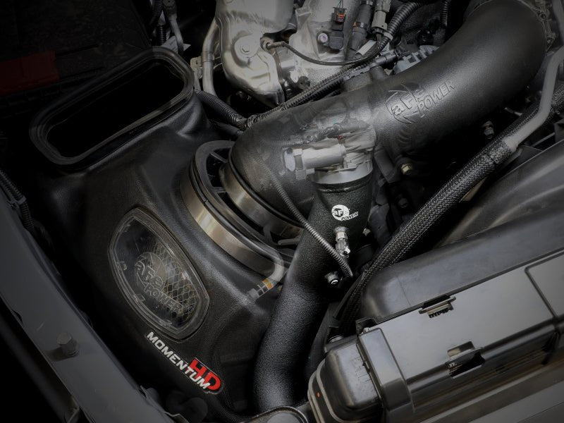aFe 2024 GM Diesel Trucks V8 6.6L L5P BladeRunner Aluminum 3in Hot & 3.5in Cold Charge Pipe - Black - My Store