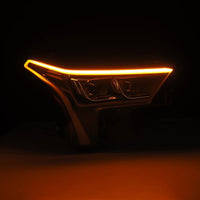 AlphaRex 22 - 23 Toyota Tundra LUXX - Series Headlights Black w/Amber DRL - Req 810029 OR 810030 - My Store