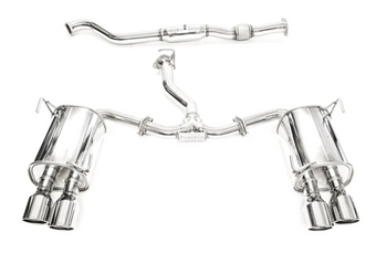 compare product Invidia 2022+ Subaru WRX Q300 Rolled Stainless Steel Tip Cat-Back Exhaust