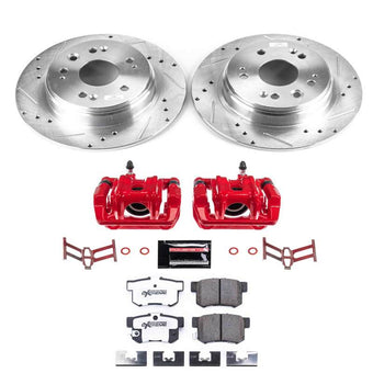 compare product Power Stop 02-04 Honda CR-V Rear Z26 Street Warrior Brake Kit w/Calipers